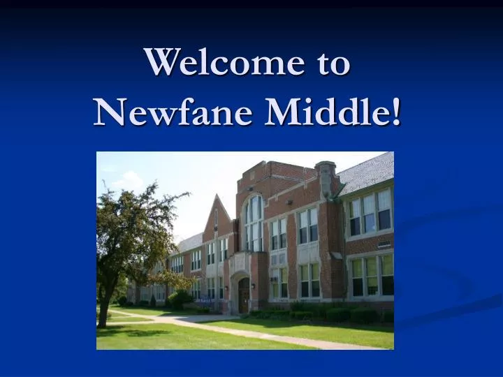 welcome to newfane middle