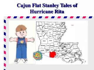 Cajun Flat Stanley Tales of Hurricane Rita