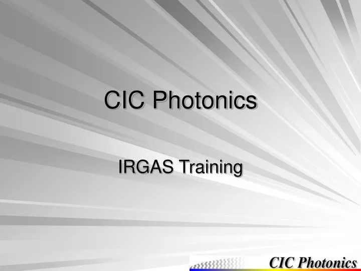 cic photonics