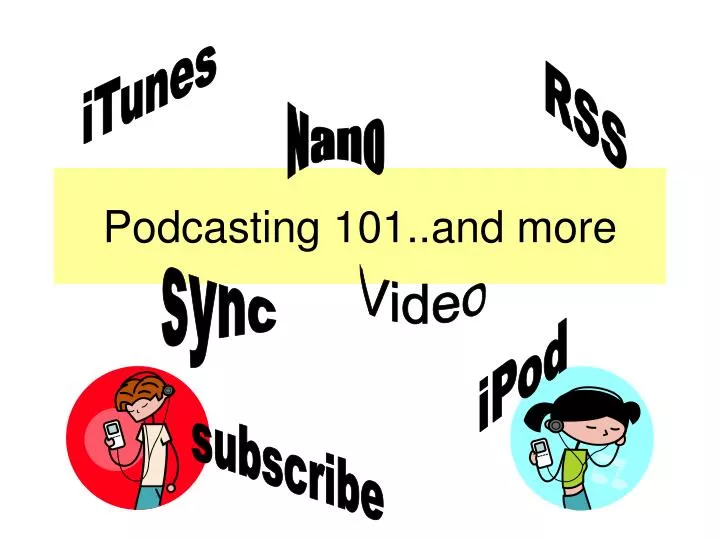 podcasting 101 and more