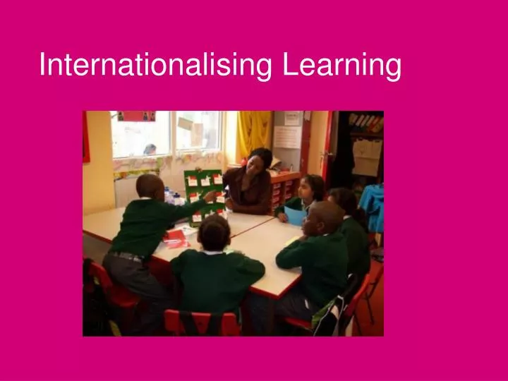 internationalising learning