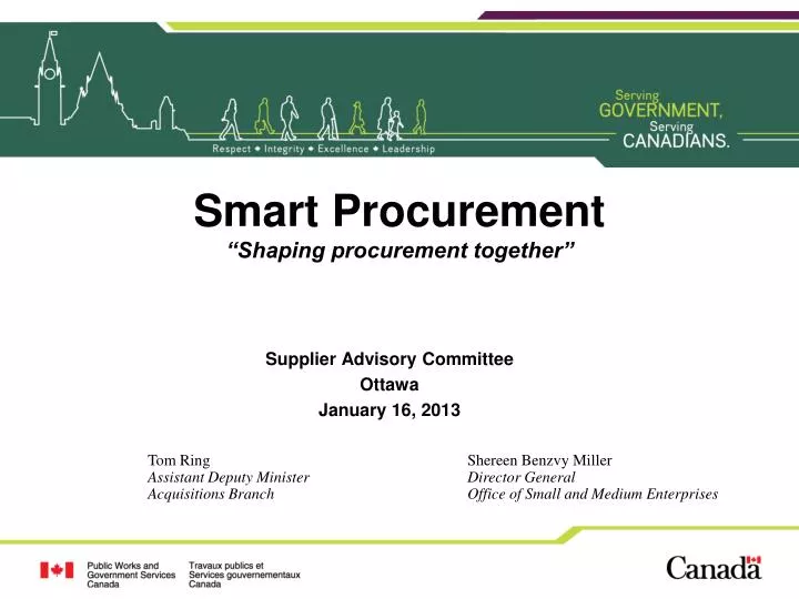 smart procurement shaping procurement together