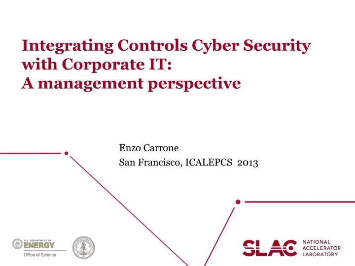 integrating controls cyber security with corporate it a management perspective