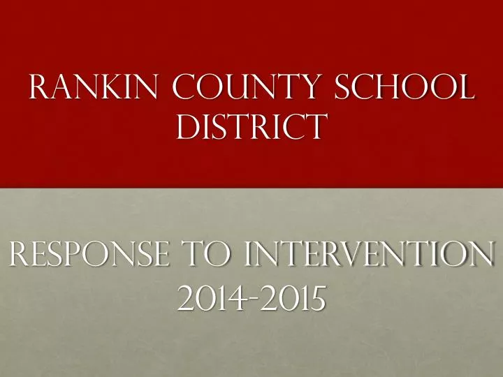 rankin county school district