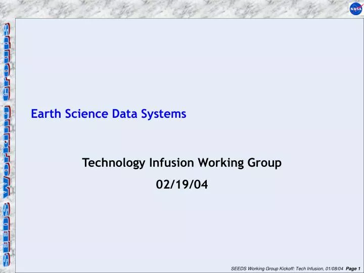 earth science data systems