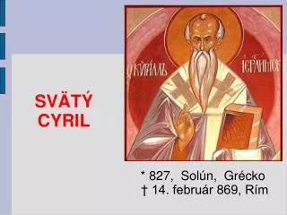 sv t cyril