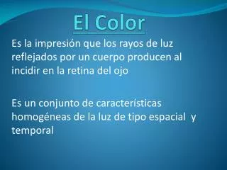 el color