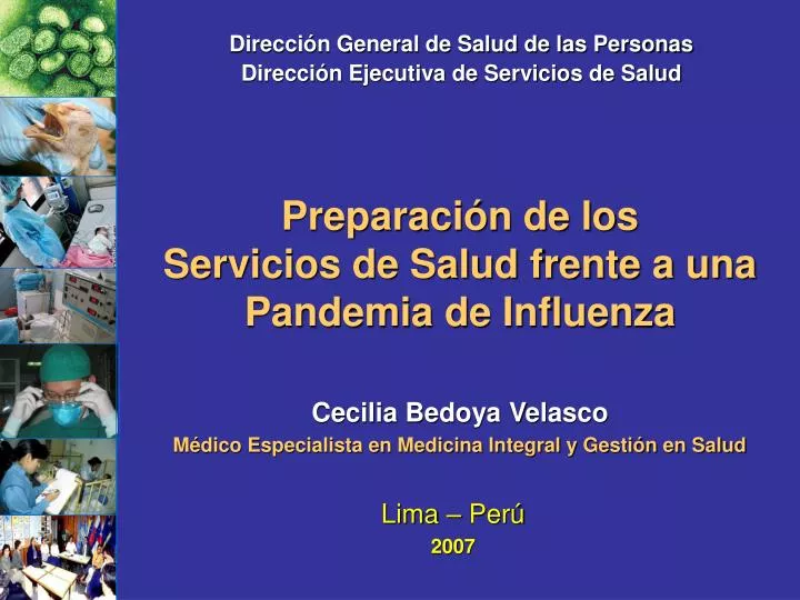 preparaci n de los servicios de salud frente a una pandemia de influenza