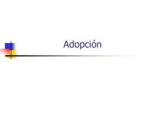 adopci n
