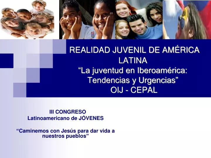 realidad juvenil de am rica latina la juventud en iberoam rica tendencias y urgencias oij cepal