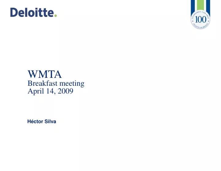wmta breakfast meeting april 14 2009