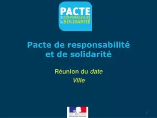 pacte de responsabilit et de solidarit