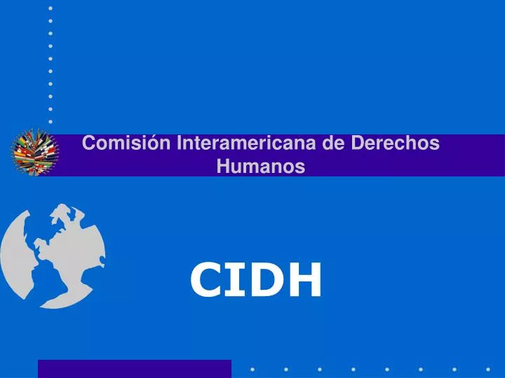 comisi n interamericana de derechos humanos