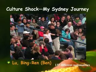 Culture Shock—My Sydney Journey