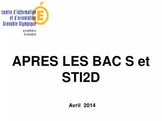 apres les bac s et sti2d