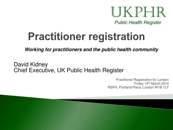 practitioner registration