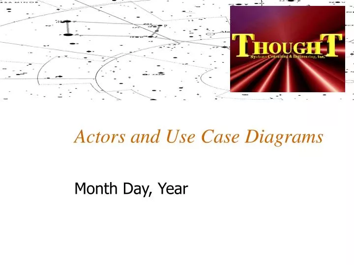 actors and use case diagrams