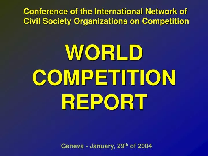 world competition report