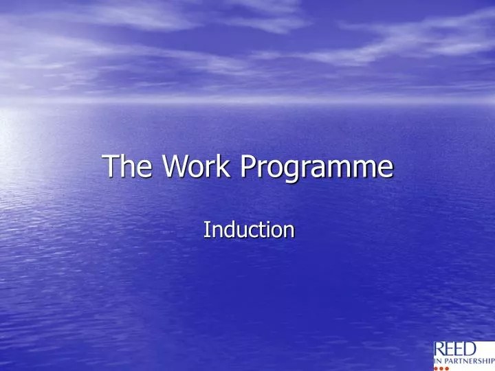 the work programme