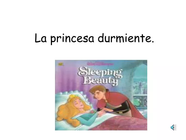 la princesa durmiente