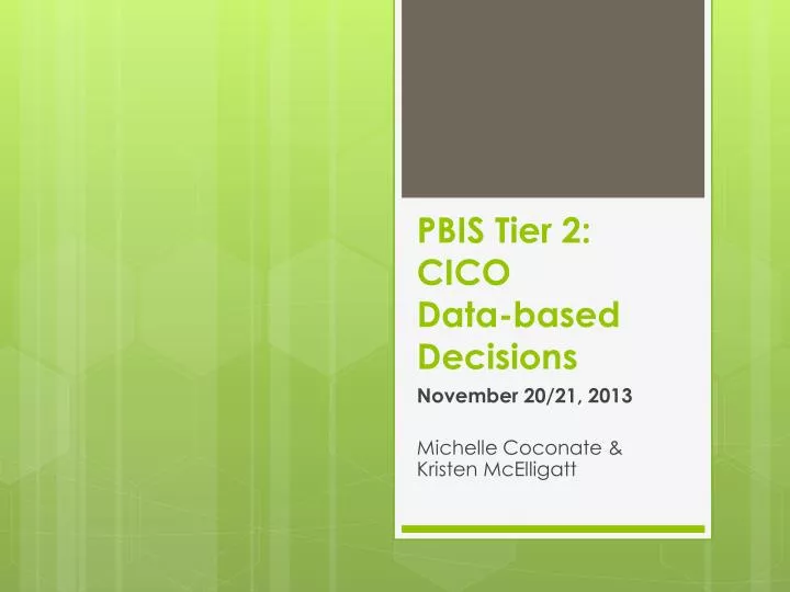 pbis tier 2 cico data based decisions