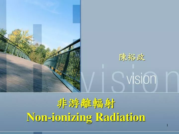 non ionizing radiation