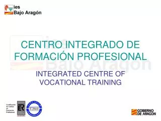 CENTRO INTEGRADO DE FORMACIÓN PROFESIONAL