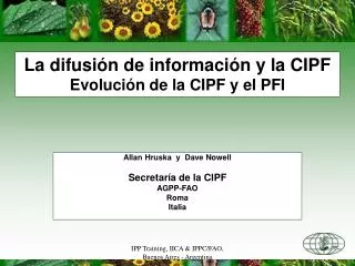 la difusi n de informaci n y la cipf evoluci n de la cipf y el pfi