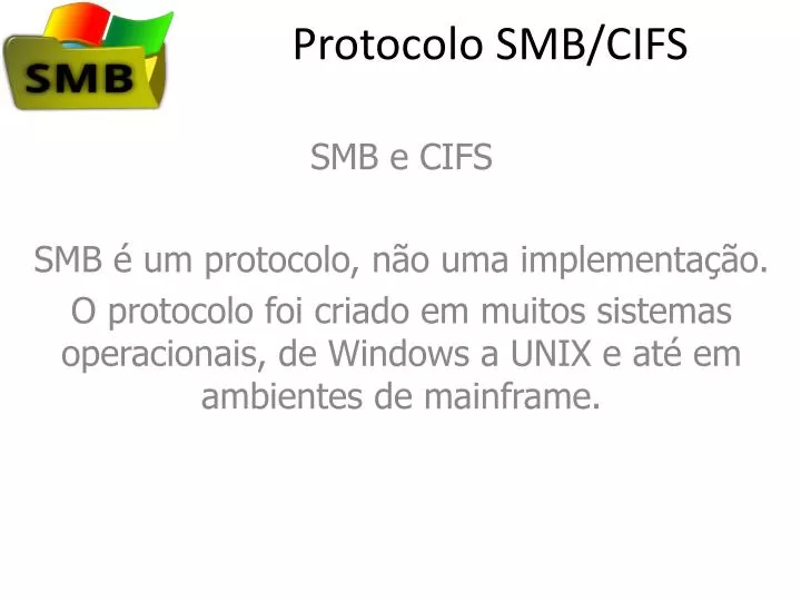 protocolo smb cifs