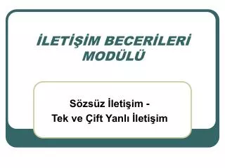 let m becer ler mod l