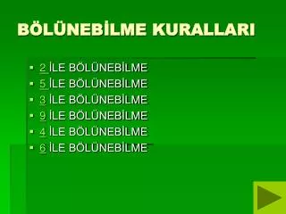 b l neb lme kurallari