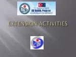 EXTENSION ACTIVITIES - slide 1