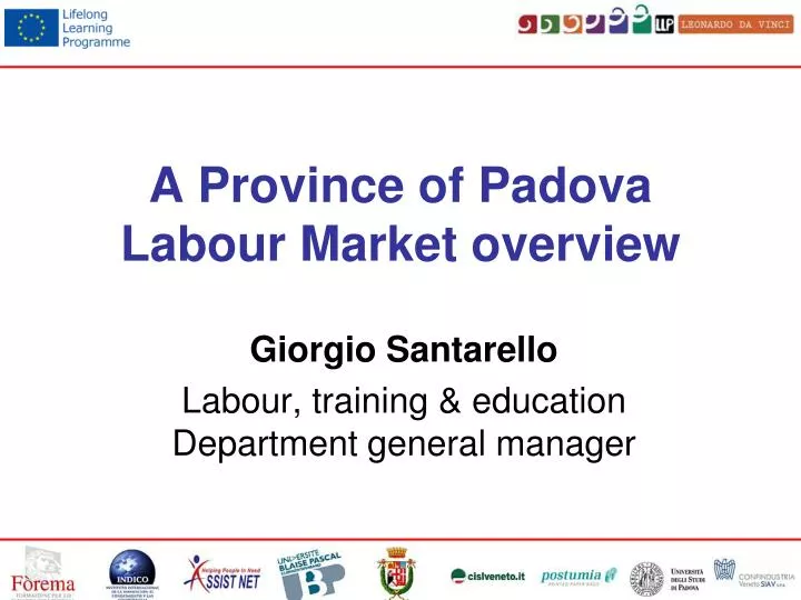 a province of padova labour market overview