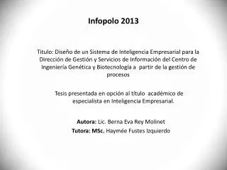 infopolo 2013
