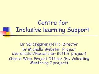 Centre for Inclusive learning Support