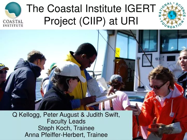 the coastal institute igert project ciip at uri