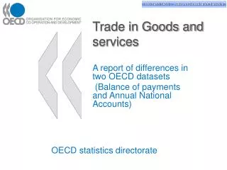 Trade in Goods and services