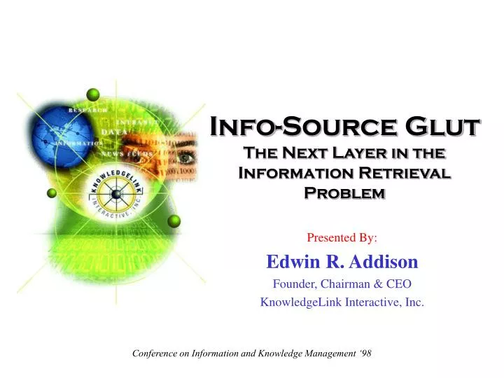 info source glut the next layer in the information retrieval problem