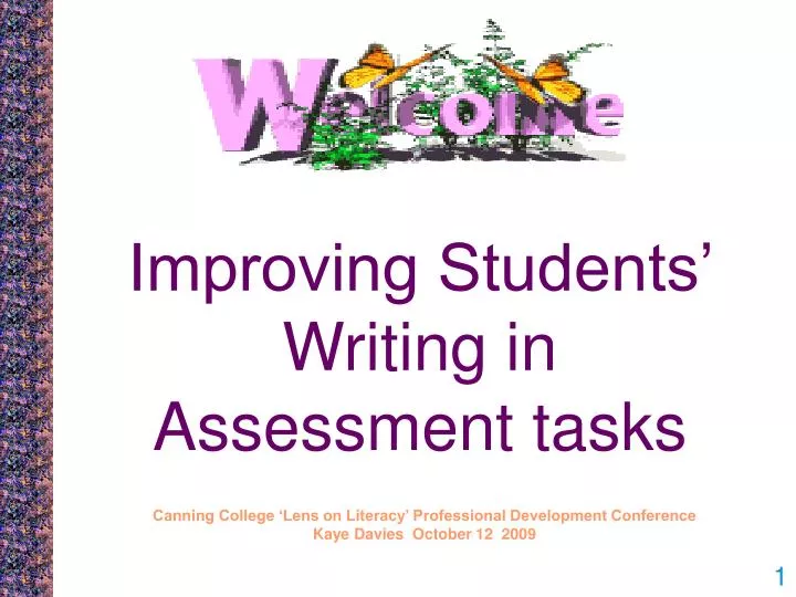 improving students writing in assessment tasks