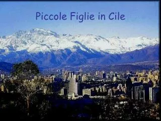piccole figlie in cile