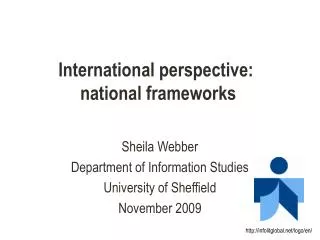 International perspective: national frameworks