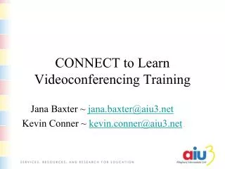 CONNECT to Learn Videoconferencing Training
