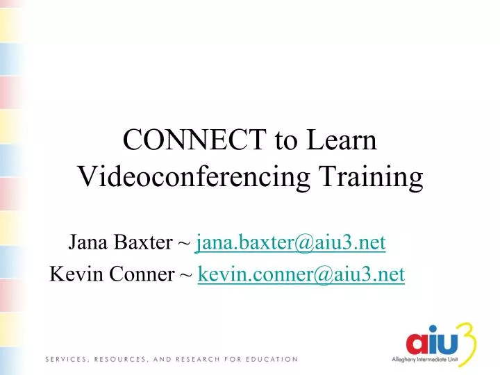 connect to learn videoconferencing training