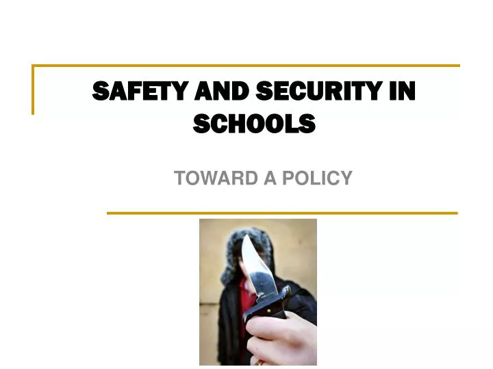 safety and security in schools