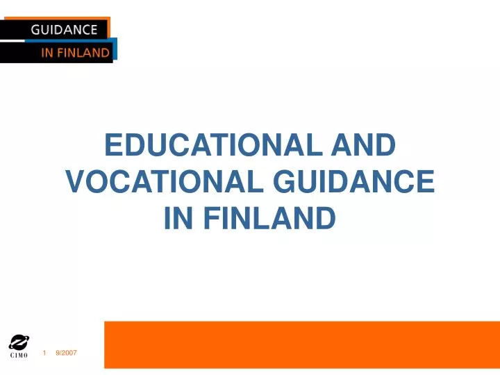 educational and vocational guidance in finland
