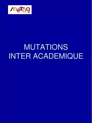 mutations inter academique