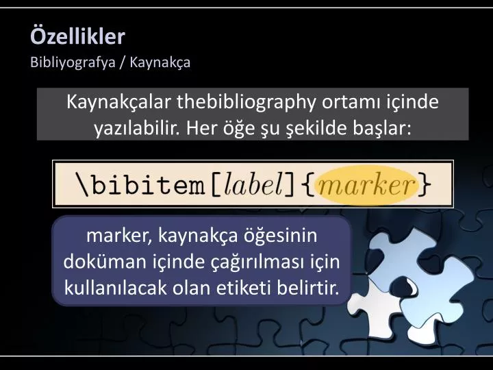 zellikler