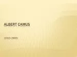 Albert camus - slide 1