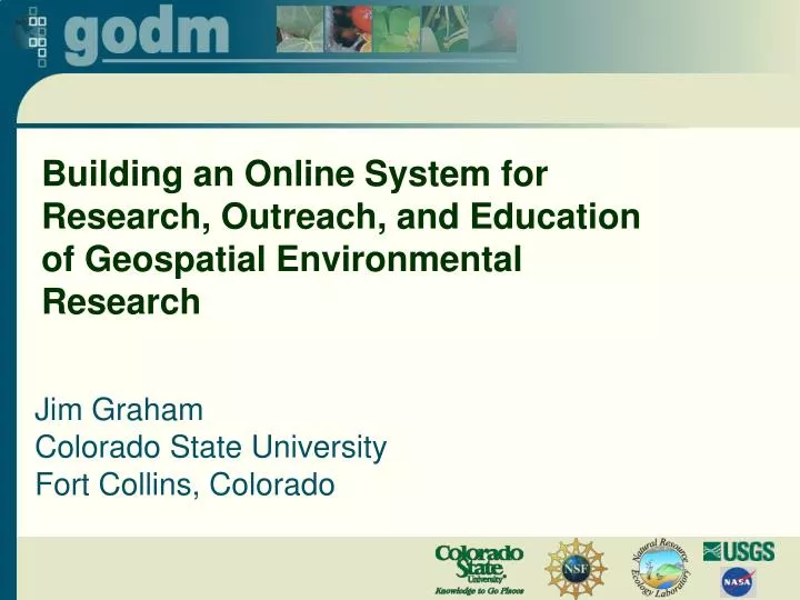 building an online system for research outreach and education of geospatial environmental research