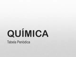 QUÃMICA